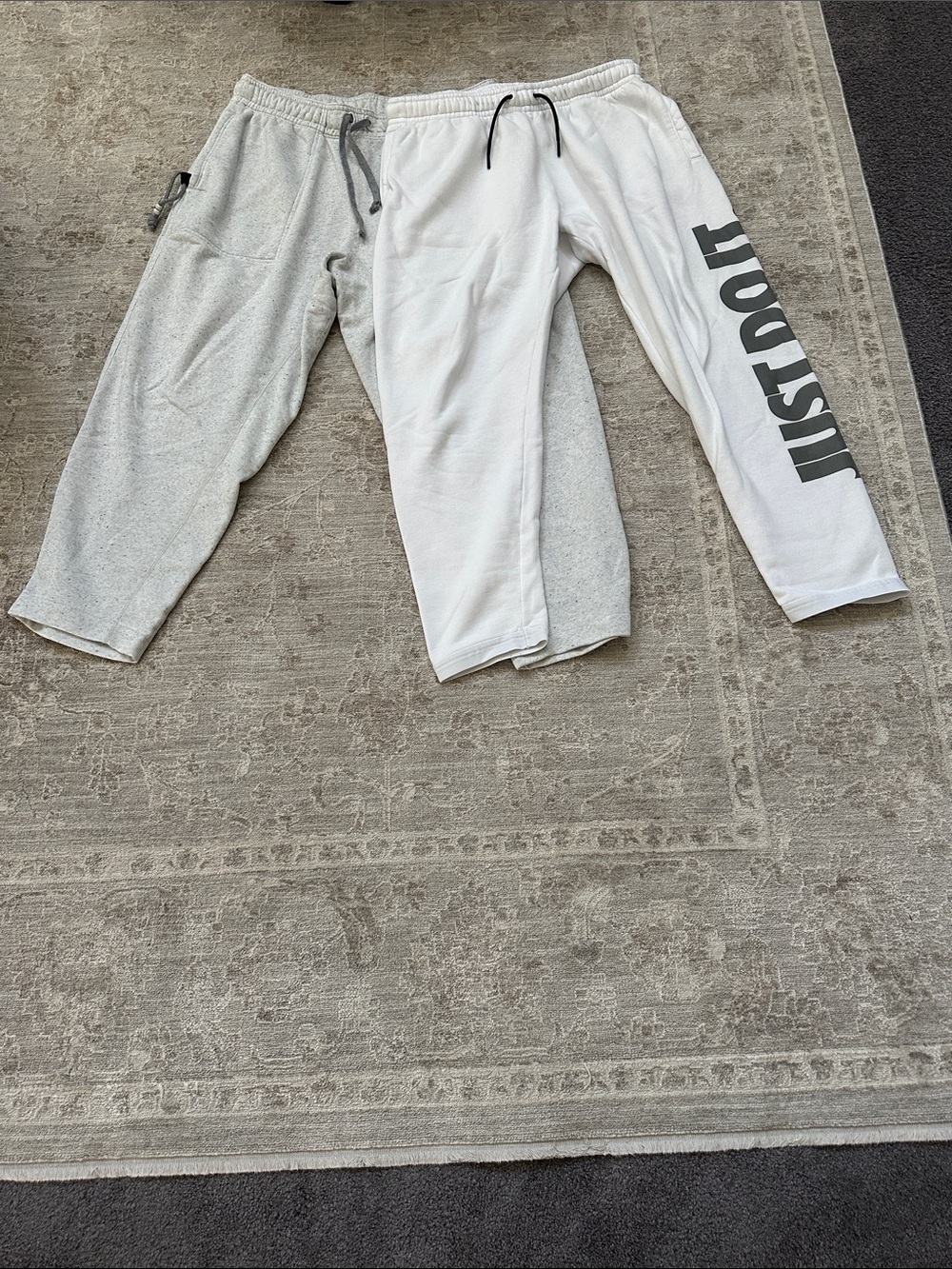 Nike Duo two Men’s Large one pair Athletic Pants and one pair Yoga pants.